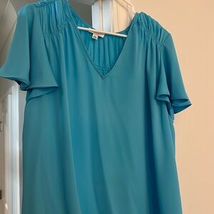 Light blue blouse